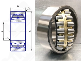 Подшипник 3003288 (23288YMBW507C08) радиальный роликовый самоустанавливающийся 440-790-280 мм