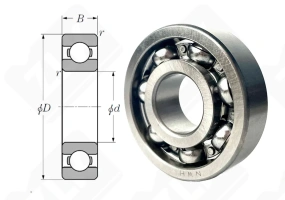 Подшипник 304 (6304) радиальный шариковый 20-52-15 мм