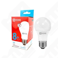 Лампа светодиодная LED-A60-VC 8Вт грушевидная 6500К холод. бел. E27 230В