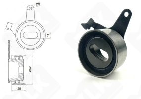 Подшипник PU285226RR1HV1 (VKM74201 F-124090) радиальный шариковый 11-52-25/30,5 мм