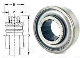 Подшипник 202KRR3 радиальный шариковый 16,46-35-13 мм