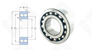 Подшипник 4206 радиальный шариковый 30-62-20 мм