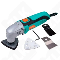 Мультифункциональный инструмент, 300Вт, 15000-22000кол/мин, угол 3гр, 6 пр, кейс Sturm