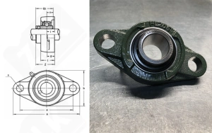 Подшипниковый узел 480204UCFL (UCFL204FYTB20)