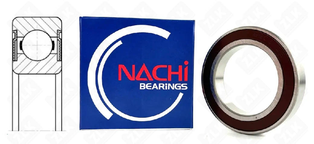 Подшипник шариковый 1000908 (619082NSE, 69082NSE) 40×62×12 мм Nachi оригинал