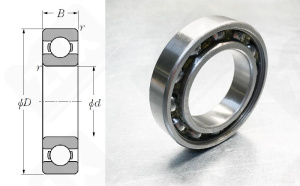 Подшипник 116 (6016) радиальный шариковый 80-125-22 мм