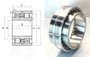 Подшипник 4162920 Л (NNU4920BK) радиальный роликовый 100-140-40 мм
