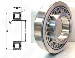 Подшипник 32419 (NU419) радиальный роликовый 95-240-55 мм