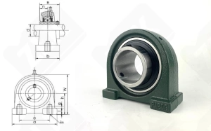 Подшипниковый узел 480209UCPA (UCPA209)
