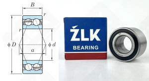 Подшипник 256706Е (BA2B33313C) радиально-упорный шариковый 30-60-37 мм