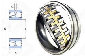 Подшипник 3003130Н (23030MBW33) радиальный роликовый самоустанавливающийся 150-225-56 мм