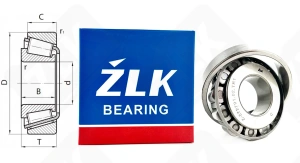 Подшипник Z572791.02.TR1 радиально-упорный роликовый конический 27-66-18,5 мм