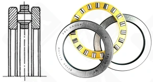 Подшипник 9110 Л (81110M)  упорный роликовый  50-70-14 мм