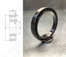 Подшипник 1000911 (61911,6911) радиальный шариковый 55-80-13 мм