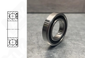 Подшипник 19BSW05A радиально-упорный шариковый 19-35-7 мм