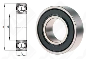 Подшипник 6206B/32 радиальный шариковый 32-62-16 мм