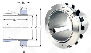 Втулка закрепительная H2312 FBC 55-80-62 мм