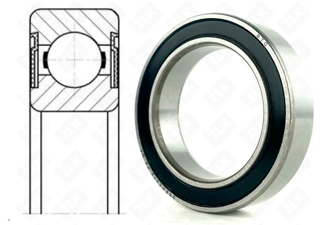 Подшипник шариковый  (35BD5212P6 Q5) 35×52×12 мм STC