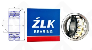 Подшипник 3620 НКУ (22320ACMBW33,22320CAW33,22320MBW33) радиальный роликовый самоустанавливающийся 100-215-73 мм