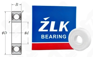 Подшипник 1000096 2RS (6962RS) радиальный шариковый керамический 6-15-5 мм
