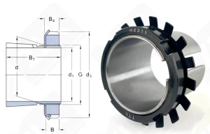 Втулка закрепительная H2311 TTL 50-55-59 мм
