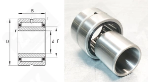Подшипник 6244905 (NA6905) радиальный игольчатый 25-42-30 мм
