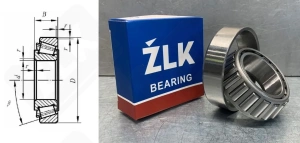 Подшипник 25590/25523 радиально-упорный роликовый конический 45,62-82,93-26,99 мм