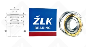 Подшипник 2314 ЛШ2 (N314M) радиальный роликовый 70-150-35 мм