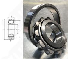 Подшипник 2626 М (N2326) радиальный роликовый 130-280-93 мм