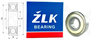 Подшипник 80305 (6305ZZ) радиальный шариковый 25-62-17 мм