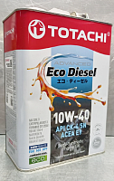 Масло моторное Eco 10W-40 полусинтетическое 4л дизель