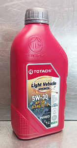 Масло моторное 5W-30 синтетическое 1л бензин TOTACHI NIRO LV SAE API SP/SN+